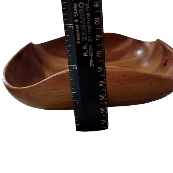 GENUINE Vintage Monkey Pod Bowls Set of 2 - Picture 6 of 6